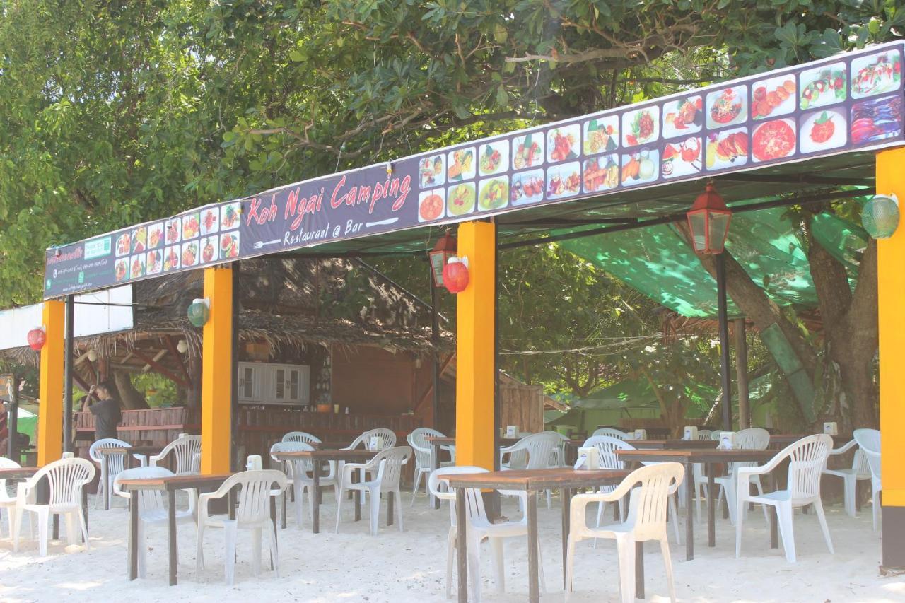 Koh Ngai Camping Restaurant @ Bar מראה חיצוני תמונה